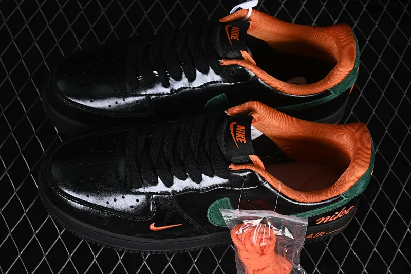 All Categories Nk Air Force 1 Air Force Series Nk Air Force 1 Low Air Force Low Nike Air Force 1'07 Low Black Green Orange Shadow Air Force One Low Casual Shoes FV3694-106